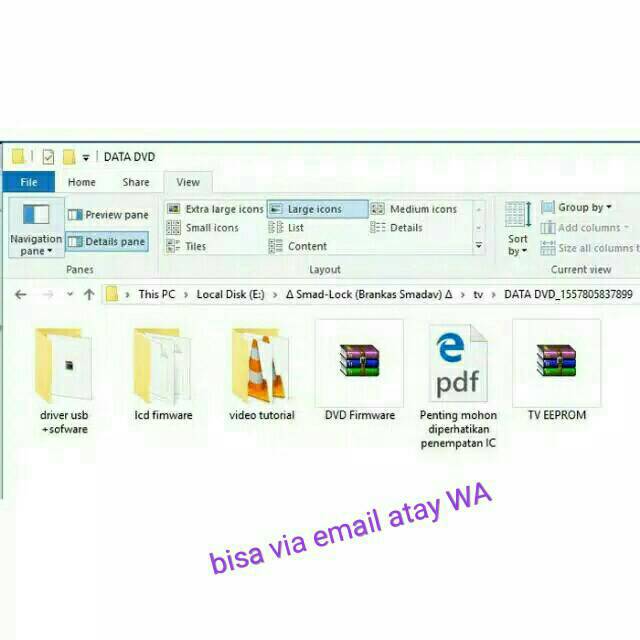 Firmware TV (led/lcd/CRT), DVD dan tutorial