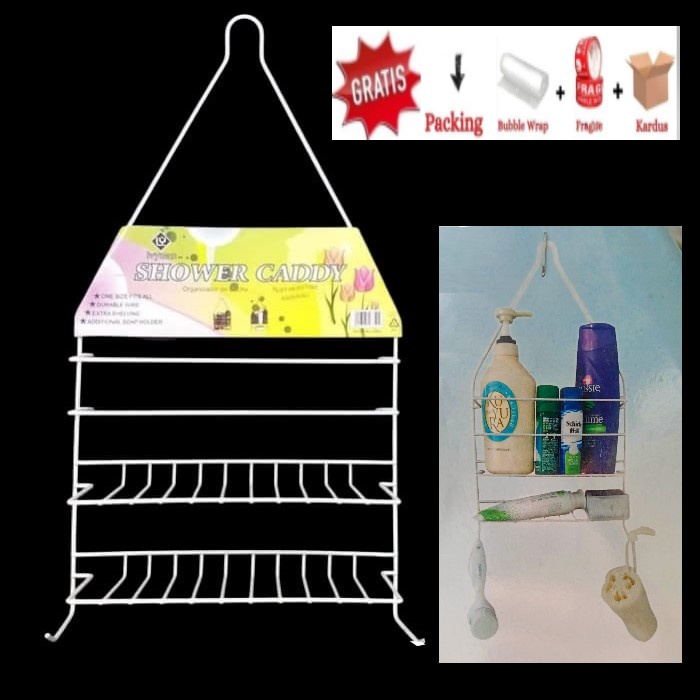 RAK SHAMPO BESI KAWAT SHOWER CADDY