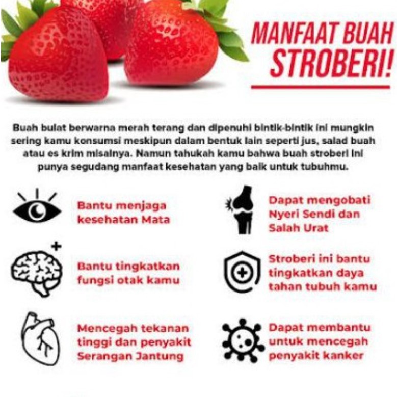 Manfaat jus strawberry
