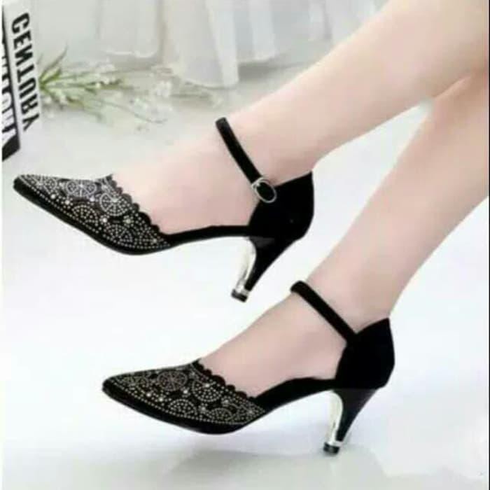 HIGH HEELS JS22 HITAM - , Berkualitas lR Berkualitas lR