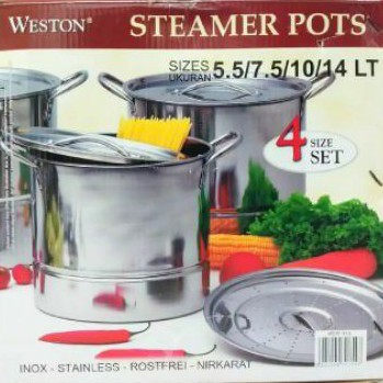 WESTON STEAMER POT | PANCI KUKUS SET 4 IN 1