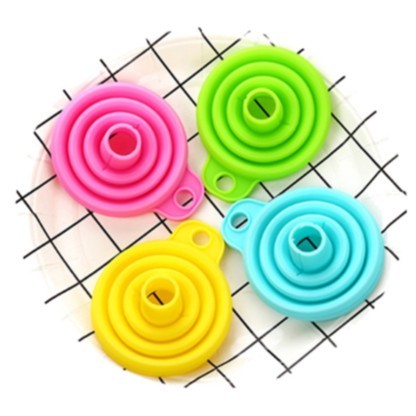 Corong Air Minyak Silicone Lipat Portable K016