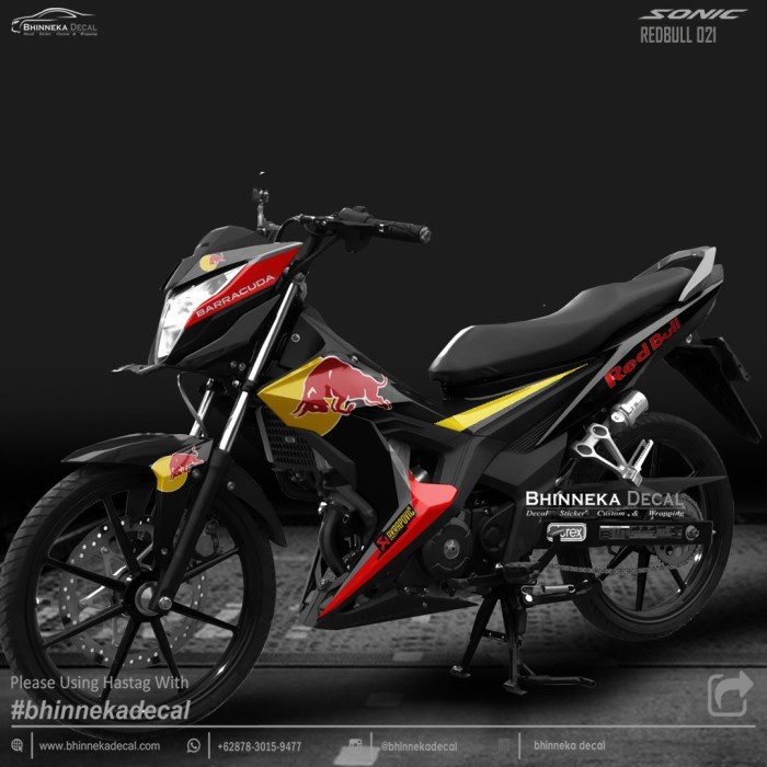 DECAL STICKER HONDA SONIC DESAIN REDBULL-008