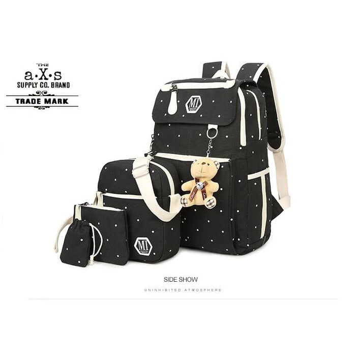 The X Woof Tas Ransel Sekolah SD, SMP, SMU Anti Air Tpack-f 1.0 Polyester