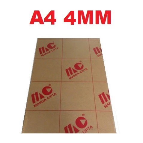 

Acrylic akrilik MC bening transparan A4 tebal 4mm 4 mili +/- ukuran A4