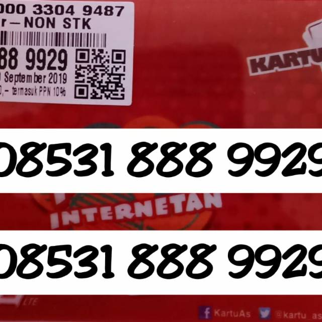 Nomor cantik perdana as