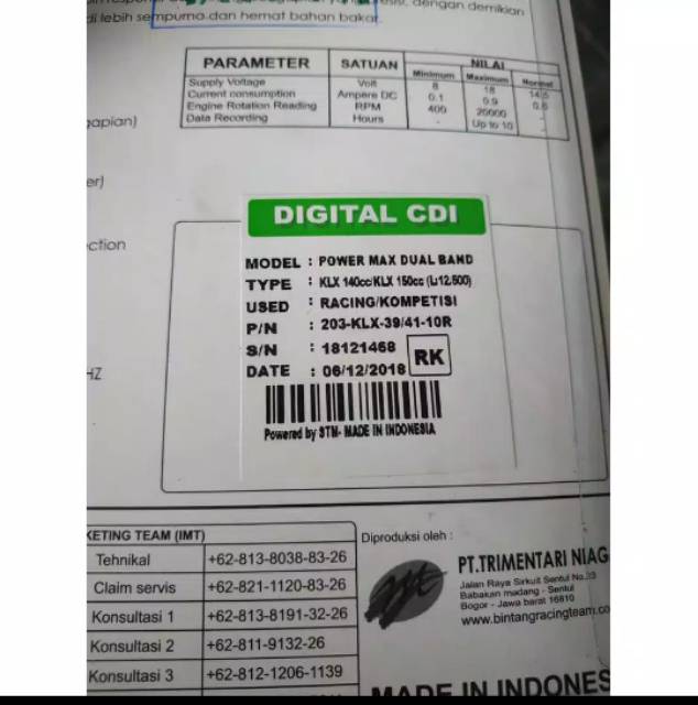 cdi brt klx 150 dtracker d tracker klx 140 warna hijau original cdi brt limited edition super power