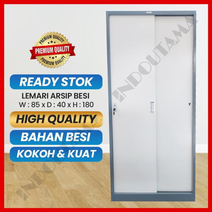 Lemari Arsip Kantor Lemari Besi Lemari Arsip Kabinet Pintu Sleading Pintu Geser - AA 36 SL