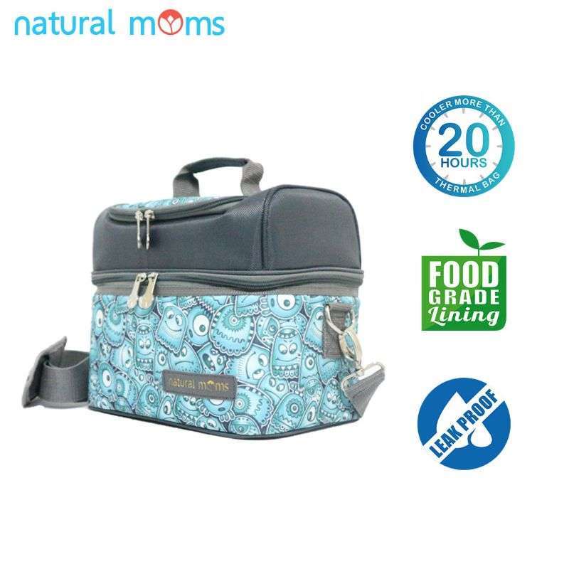 NATURAL MOMS COOLER BAG SLING COOKIE MONSTER