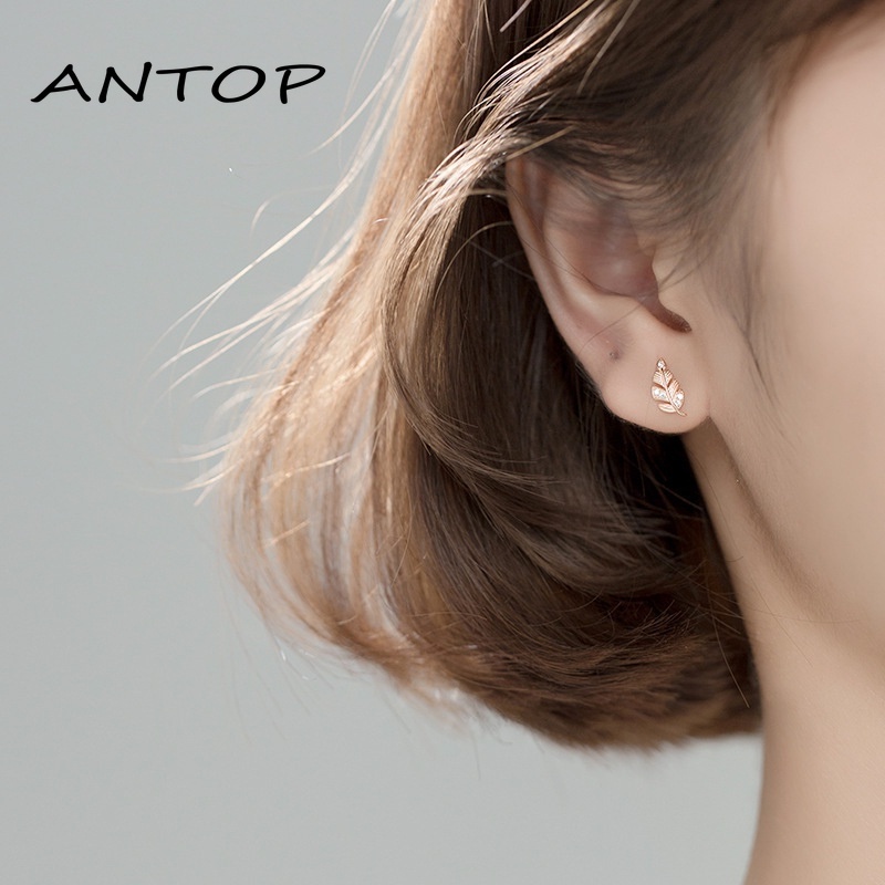 Anting Kecil Yang Indah Anting-anting Kecil Pemodelan Hewan Geometris Tanaman Yang Kreatif  ANTOP