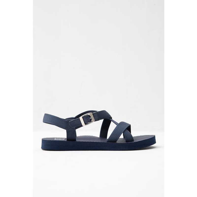 Berrybenka - Sepatu Sandal Tali Wanita Sophie Sully Strappy Eva Sandal-Navy