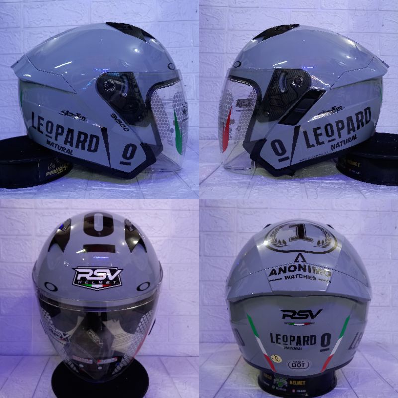 RSV HELM SV300 SOLID BLACK DOFF|MATT PAKET GANTENG-6