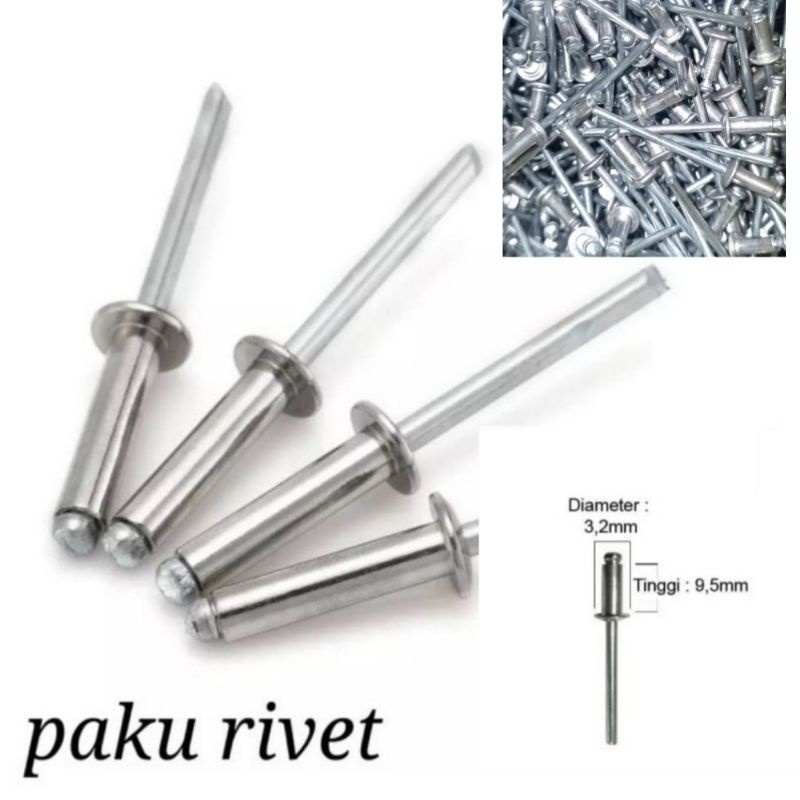 Paku Rivet Type 435 Isi 1000 Pcs