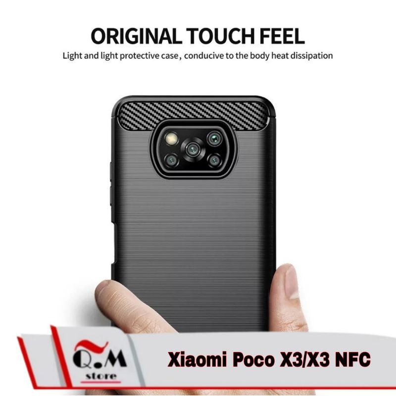 Case XIAOMI POCO X3 PRO / Poco X3 / Poco X3 NFC Sotcase Carbon Premium Auto Focus Poco X3 Pro