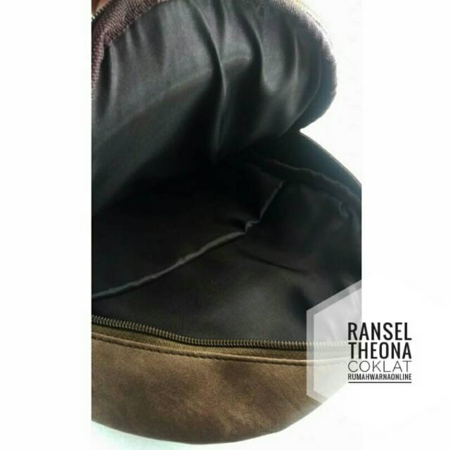 Tas Ransel Theona Brown Rumah Warna