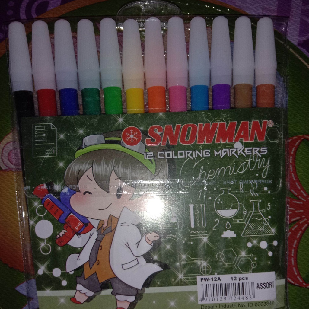 

SEPIDOL SENOMAN WARNA ISI 12PCS