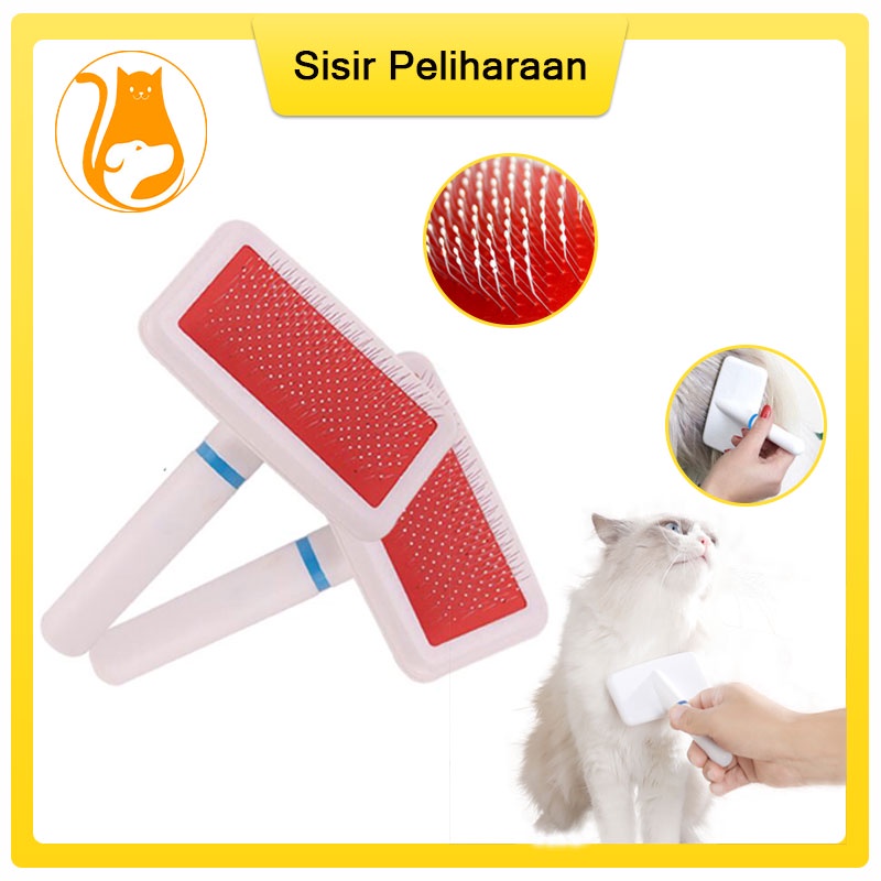 Jual Sisir Kucing Anjing Musang Kelinci Pet Grooming Sisir Grooming ...