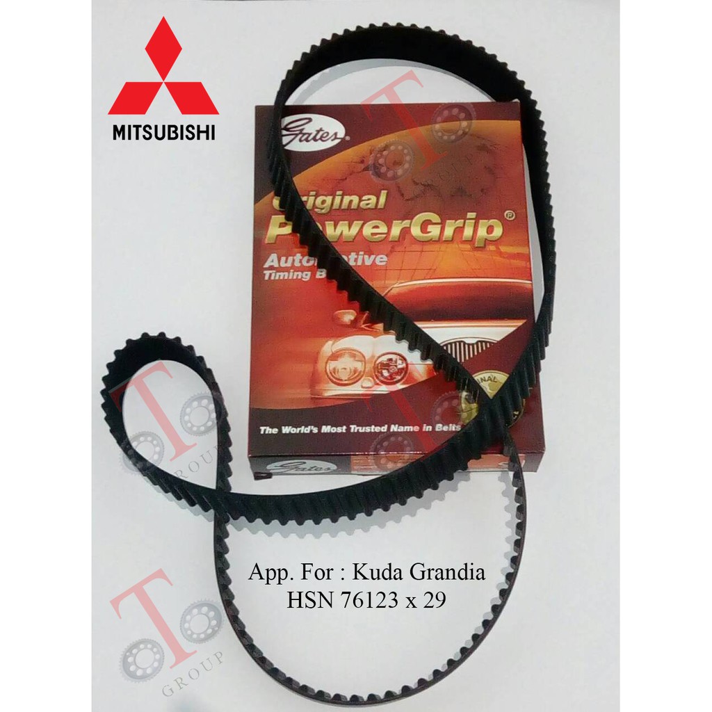 Jual TIMING BELT MITSUBISHI GRANDIA Merk GATES Original PowerGrip T232