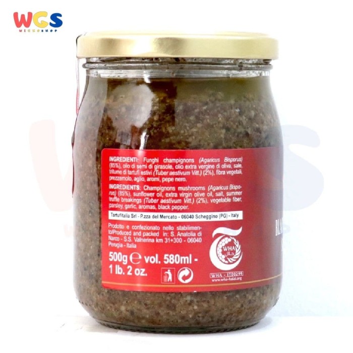 

Ready - Bosco Black Truffle Paste Sauce Salsa Tartufatta 500 Gr