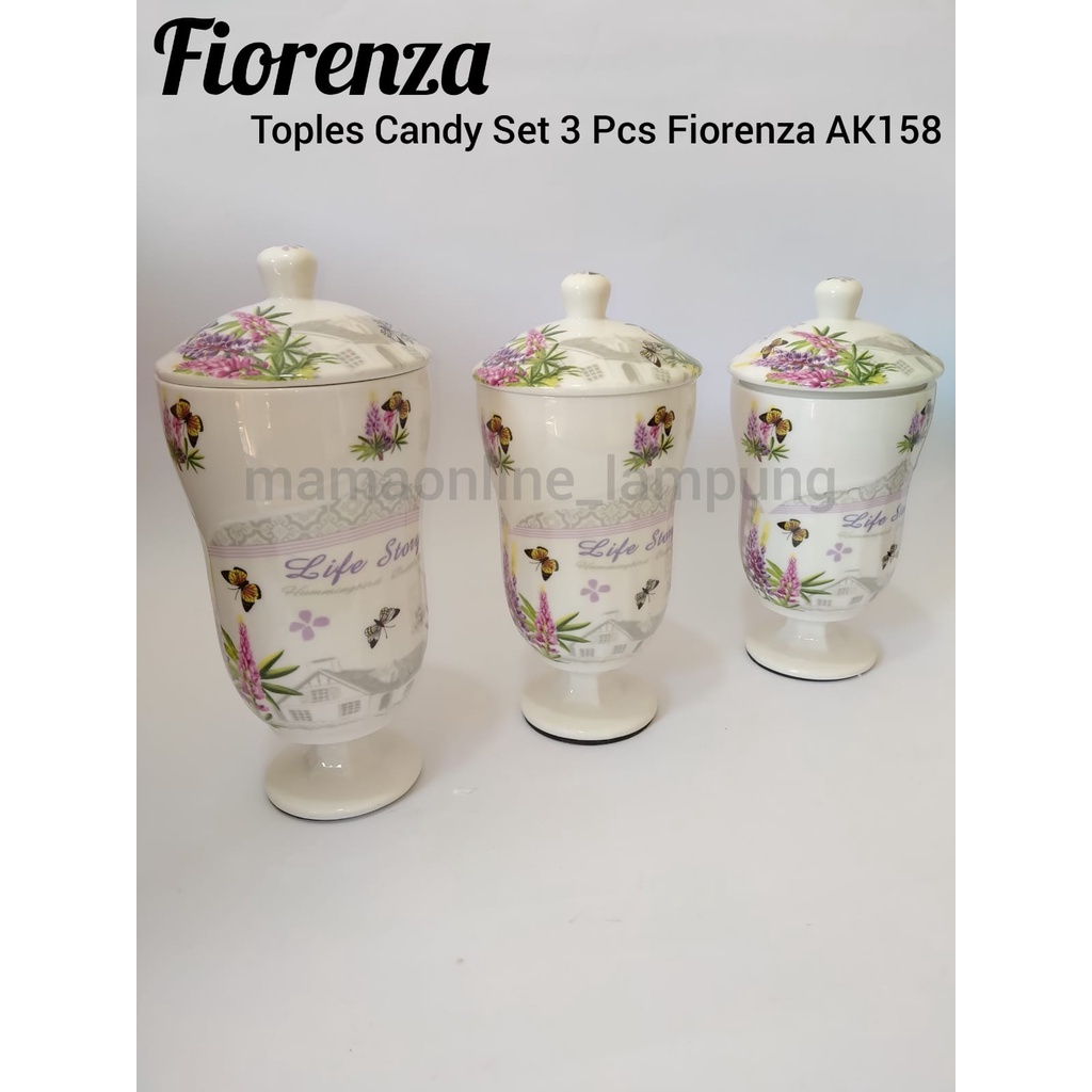 Toples Candy Set 3pcs Fiorenza LAVENDER ungu