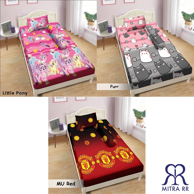 MitraRR Sprei Lady Rose Single Size 120x200x20 No.3 Seprai Single 120 x 200