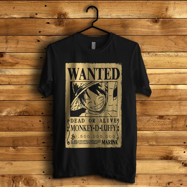 new ppkm  KAOS ANIME ONE PIECE BOUNTY LUFFY XS-XXL AB0357 KD ppkm