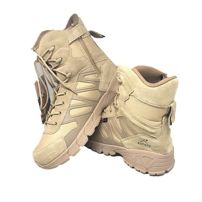 KOS -  SEPATU TACTICAL ROTHCO 568 / RC568 GURUN 8 INCH BOOTS SAFETY OUTDOOR