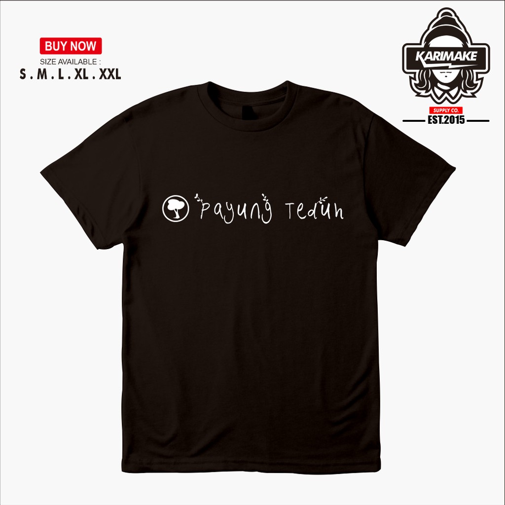  Kaos  Baju Band Payung Teduh Simple  Logo  Kaos  Musik 