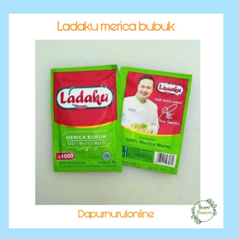 

Ladaku merica bubuk sachet - renceng (12x2.5gr)