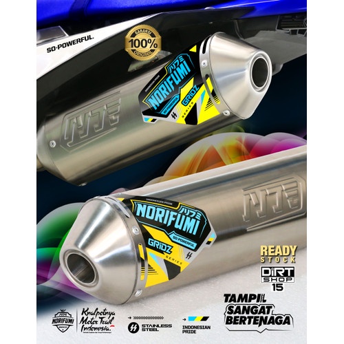 KNALPOT NORIFUMI GRIDZ MESIN STANDAR