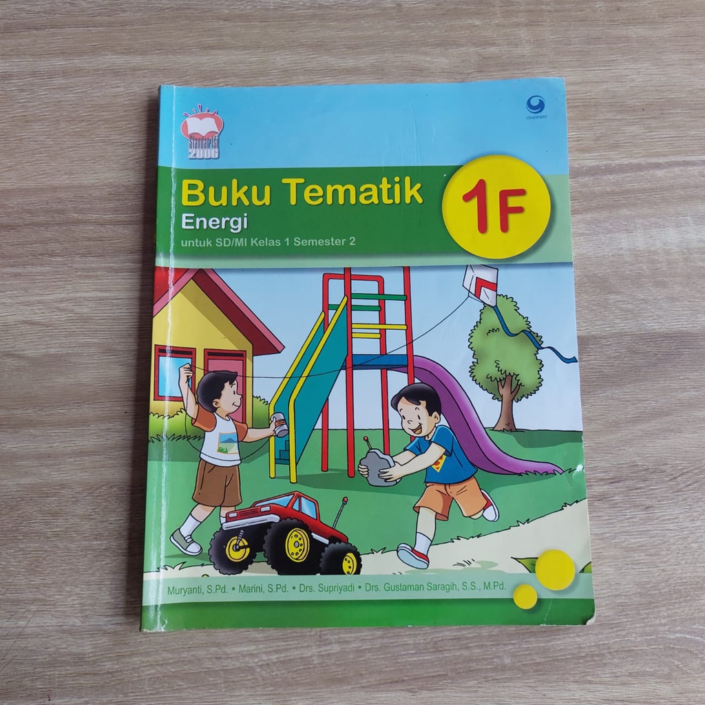 

BUKU TEMATIK ENERGI UNTUK SD/MI KELAS 1 SEMSTER 2 1F GRASINDO