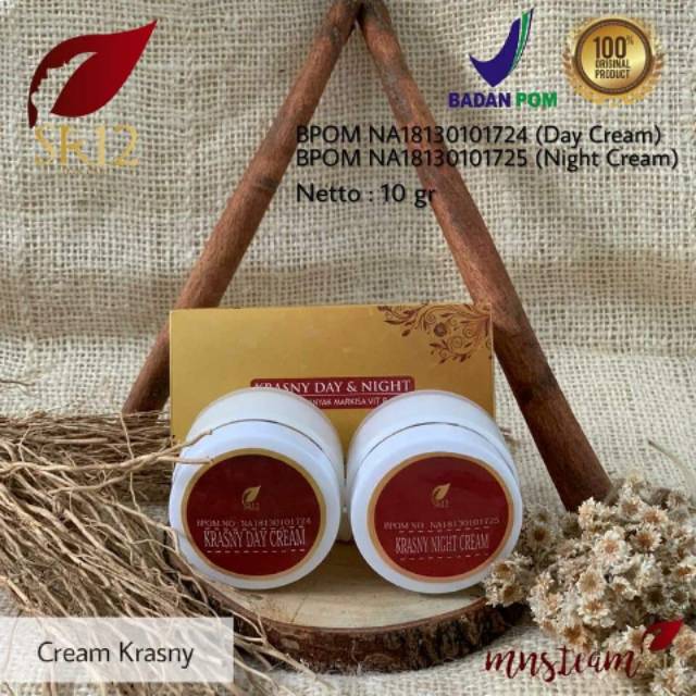 Cream krasnya SR12/cream kulit kering