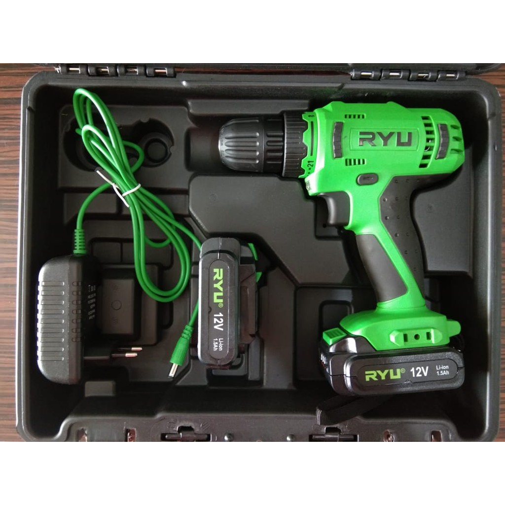 MESIN BOR CAS RYU/CORDLESS RYU 12VOLT RCD12V