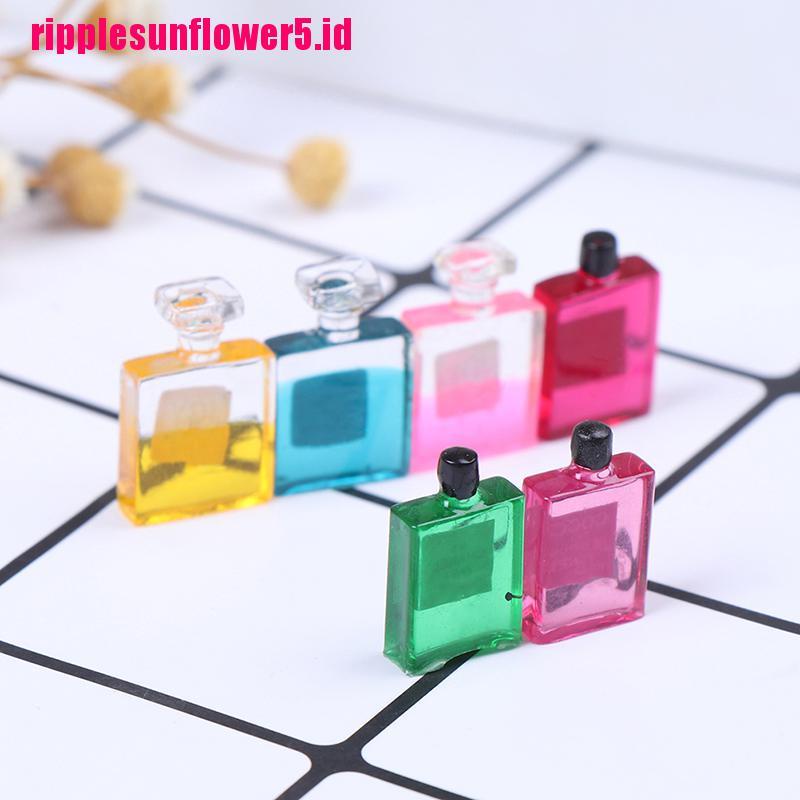 6pcs Miniatur Botol Parfum Skala 1: 12 Untuk Rumah Boneka