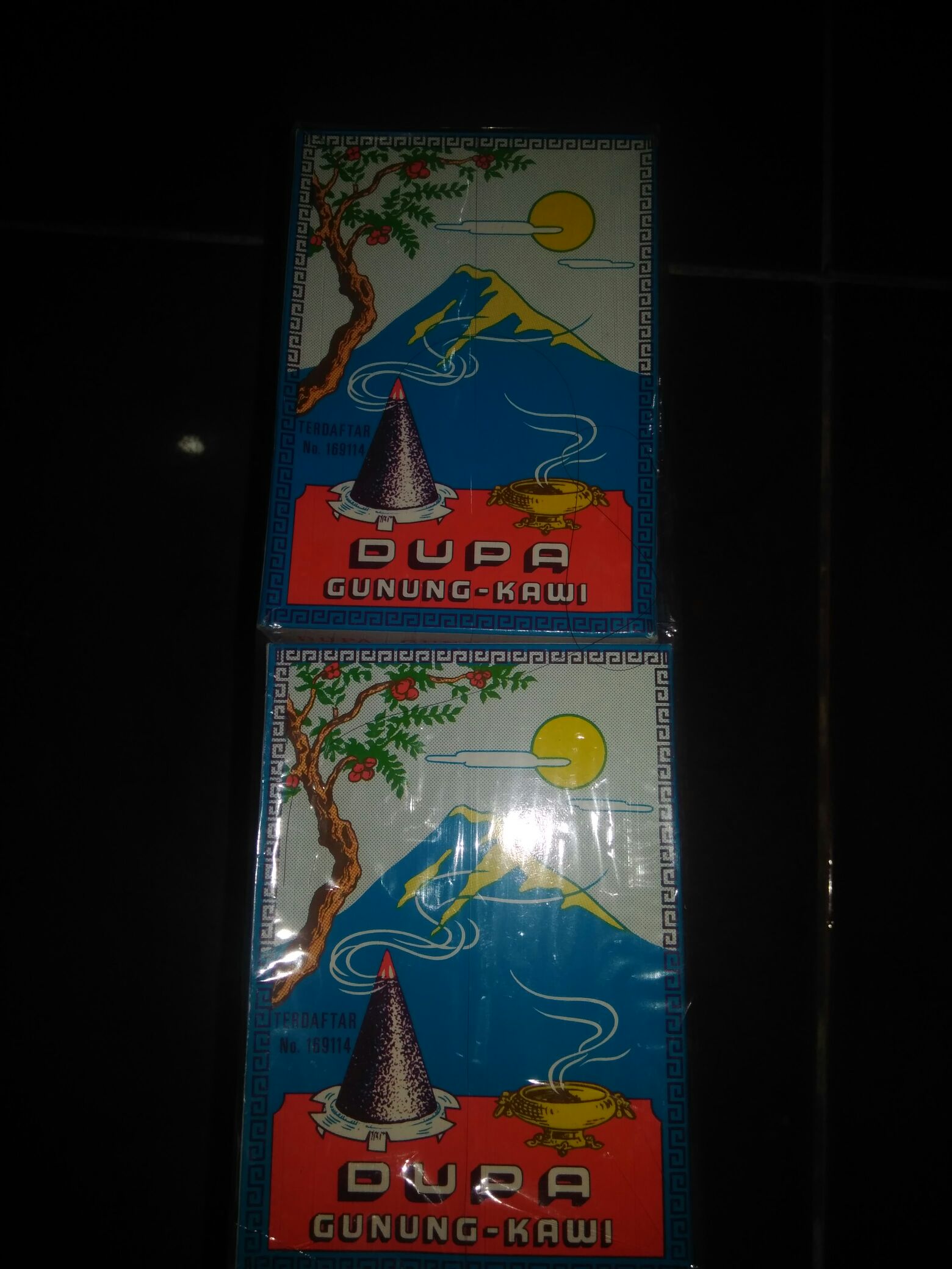 Dupa Tumpeng Kerucut Gunung Kawi Cap Buah Thoo