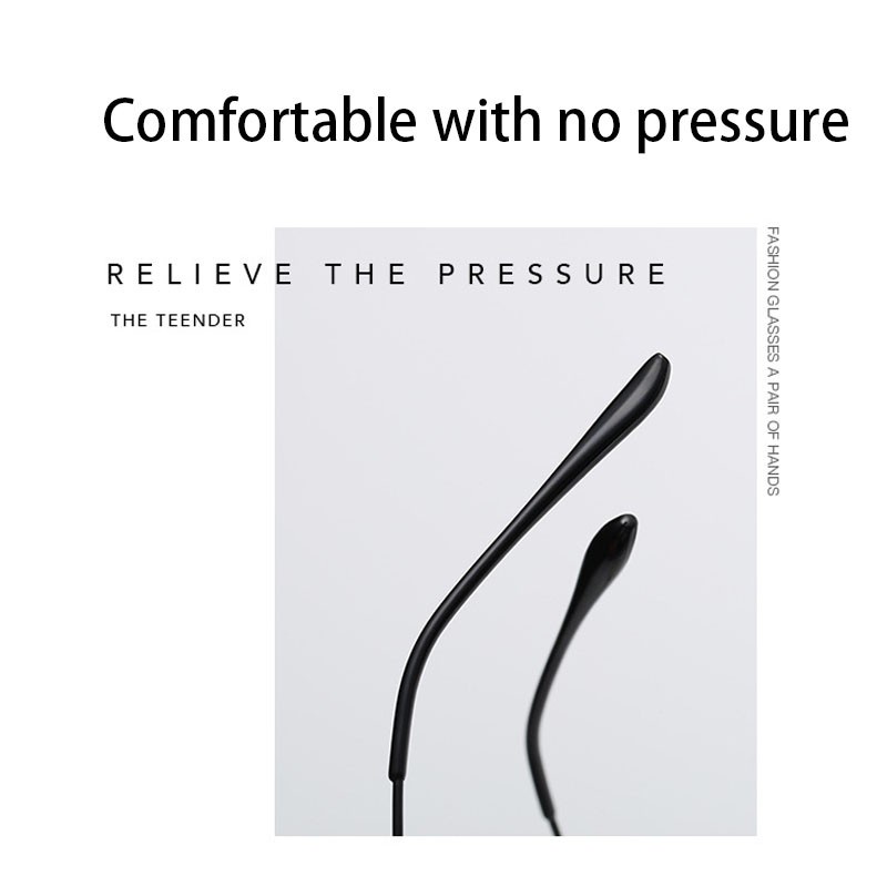 ⭐Gogoland⭐ Kacamata Photocromic Korea / Anti Radiasi 2 In 1Photochromic Pria Wanita R451-3