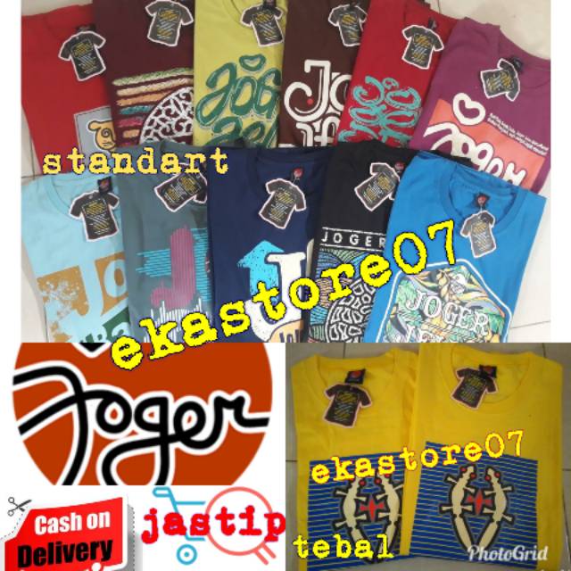 Kaos joger bali original variasi warna LENGAN PENDEK Tebal Kaos joger bali original variasi warna LENGAN PENDEK Tebal