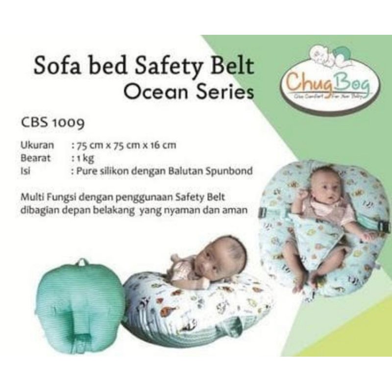 Chug Bog SofaBed Bayi with Safety Belt