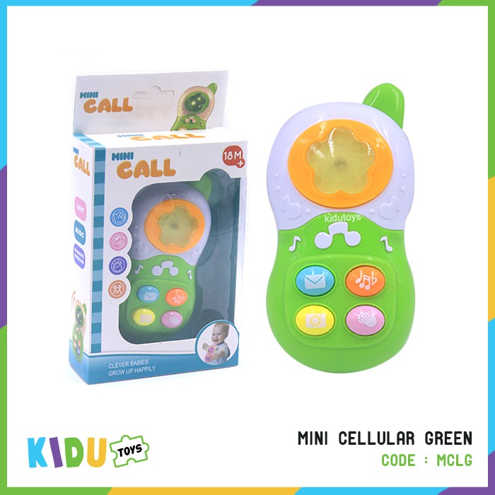 Mainan Anak Call Hp Bayi Mini Cellular Kidu Toys