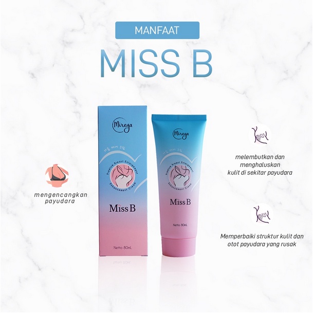 ❤ jselectiv ❤ MIREYA Miss B Premium Breast Cream | Krim Pembesar Payudara MIREYA - AMAN✔️BPOM✔️