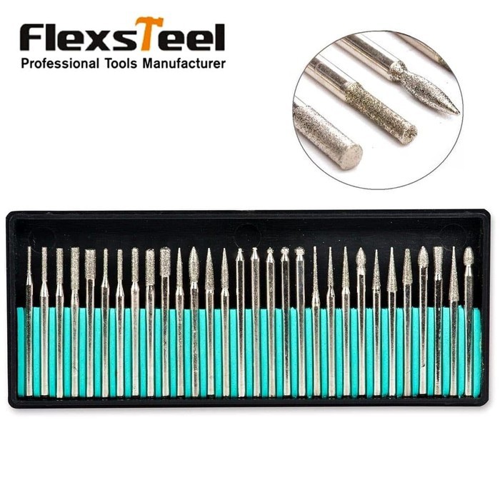 PAKET HEMAT SET 30 PCS Engraving Drill Bits viral good quality