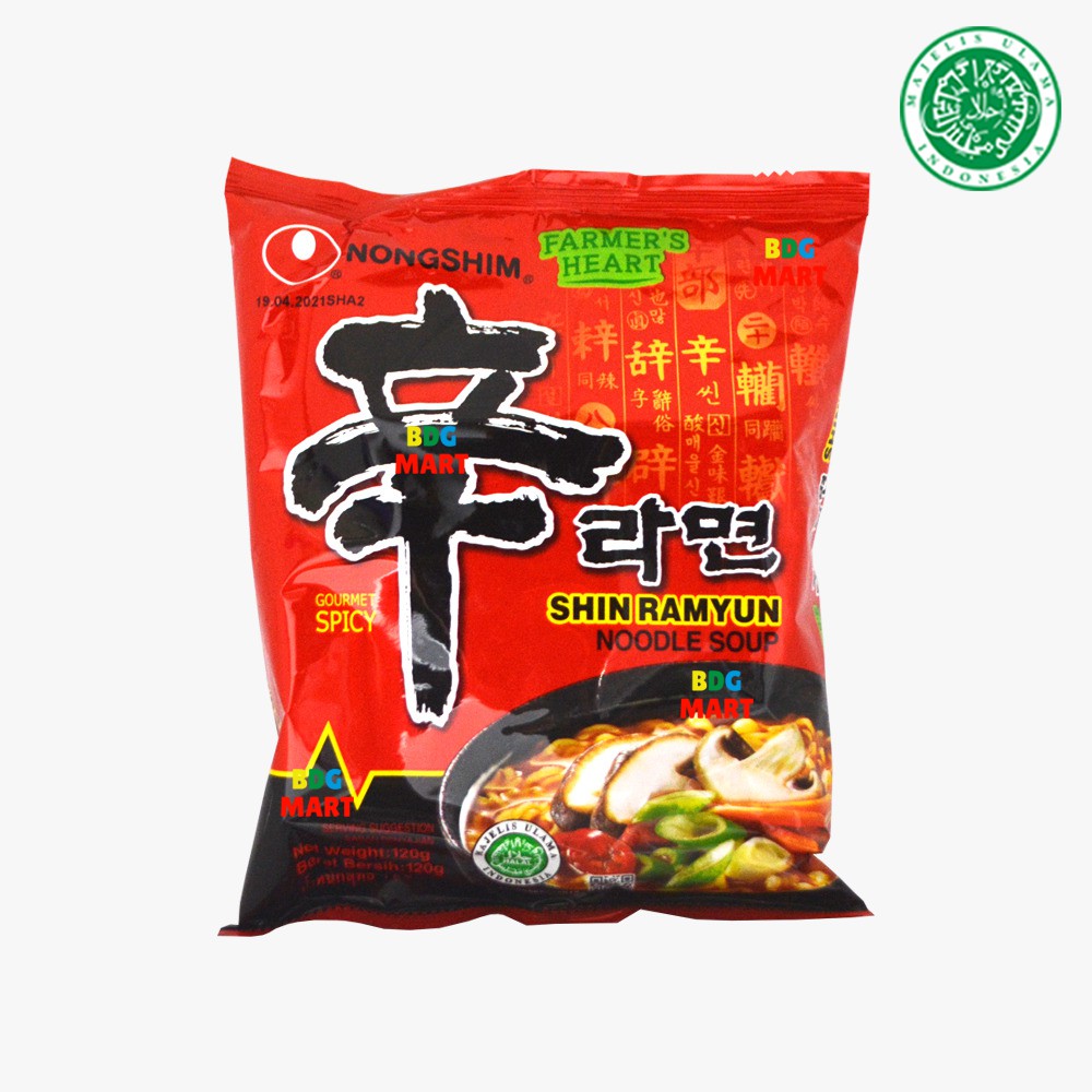 

Nongshim Shin Ramyun Mie Instan Ala Korea Rasa Jamur Halal MUI - 120gr