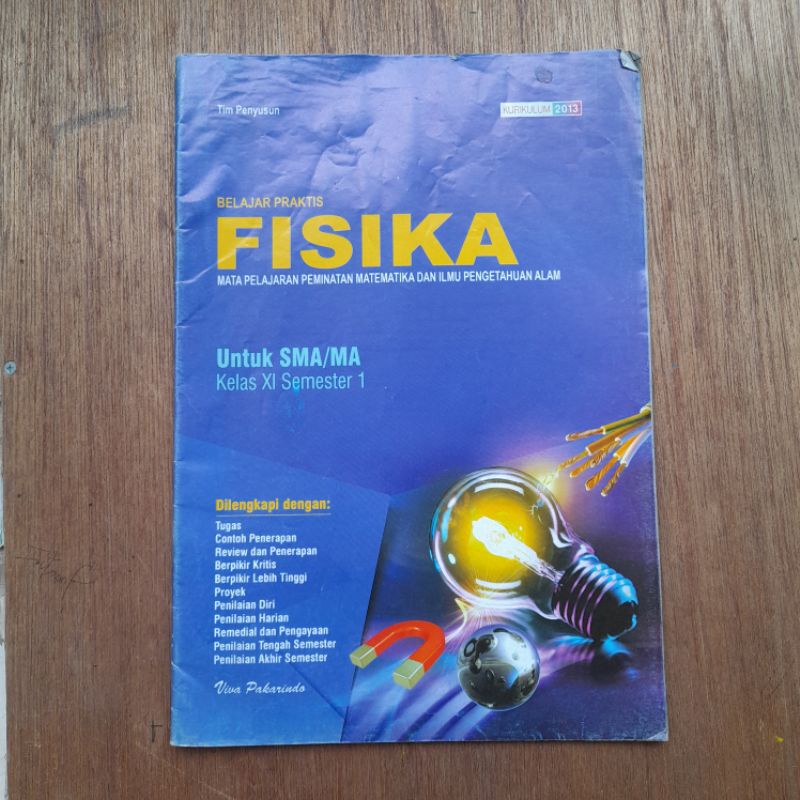 Buku Praktis Fisika SMA/MA Kelas XI (2/11 SMA) Semester 1 Penerbit Viva Pakarindo