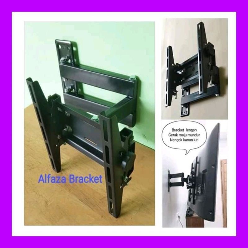 Bracket/Breket tv Swifle LED LCD TV 43&quot; 52&quot; 40&quot; 36&quot; 32&quot; 29&quot; 24&quot; 21&quot; Bisa gerak segala arah