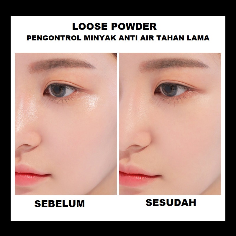 5068 LAMEILA LOOSE POWDER ~ BEDAK CONCEALER PENGONTROL MINYAK ANTI AIR TAHAN LAMA