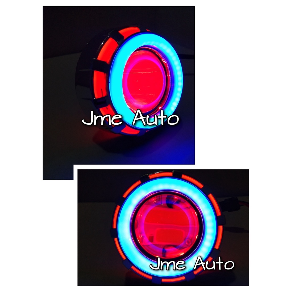 Lampu utama GEN 2 MYTH projie bulat high low ae running LED Projie High Low Eye RBR 3.5 Inch Running