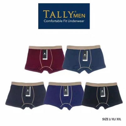 CD / Celana Dalam Boxer Pria Laki Cowok TALLY 9008 Dijamin Ori