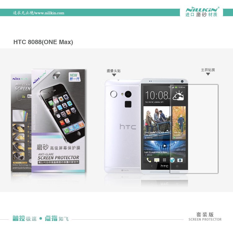 Nilkin Antiglare Screen Protector HTC One Max T6