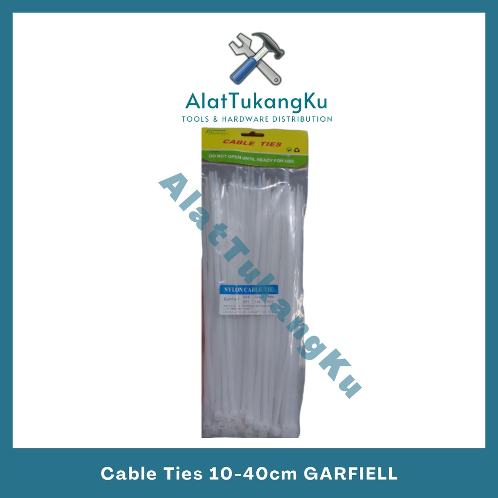 GARFIELL Kabel Ties Tebal  10cm 15cm 20cm 25cm 30cm / Cable Ties / Kabel Tis / Kabel Tie