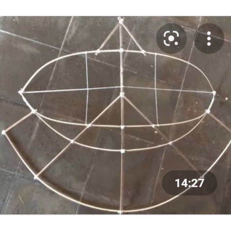 Jual kerangka layangan gapangan panjang 70 cm | Shopee Indonesia